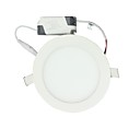 9w 45  smd2835 630lm 2700-3200k LED blanc chaud panneau lumineux de forme ronde blanc  AC85-265V 