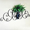 E-HOME Metal Wall Art Wall Decor The Vase Wall Decor