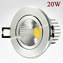 20w 1800lm LED COB plafonnier spot blanc  blanc chaud descendait lumieres AC85-265V