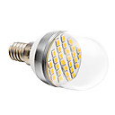 E14 4w 30xsmd 2835 280lm 2500-3500k lumiere LED blanc chaud ampoules globe  AC 110  220V 