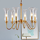 pendentif lumiere 6 lumieres peinture 220v style retro