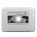 SkinAT vieille tablette de la camera et lordinateur portable autocollant dordinateur noir et blanc amovible pour MacBook Pro 13 air 13205  270mm