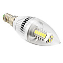 E14 5W 350lm 27xsmd 5730 5500-6500k lumiere blanche froide conduit  ac 110-240v  de bulbes de bougie