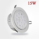 15w 1350lm plafonnier LED spots blanc  blanc chaud evier de AC85-265V efficace de la chaleur