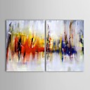 peinture l huile peint toile d art abstrait de la main tendue ensemble de 2 chassis