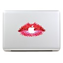 couleurs amovibles SkinAT belle belle levres rouges tablette et ordinateur portable autocollant pour ordinateur macbook air 11 170  270mm