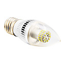 E27 4w 50xsmd 3014 280lm 5500-6500k lumiere blanche froide conduit  ac 110-240v  de bulbes de bougie