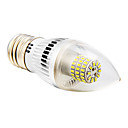 E27 5W 350lm 60xsmd 3014 5500-6500k lumiere blanche froide a conduit ampoules bougies de  ac 85-265V 