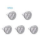 5pcs GU10 3  2W 350-400lm 3000-3500K chaleureux soutien de campouleur blanc lumiere dimmable ampoule led spot  110v 