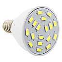 E14 4w 18xsmd 5730 280lm 5500-6500k lumiere blanche froide a conduit spots avec coque en PVC  AC 110  220V 