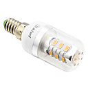 E14 4w 15xsmd 5730 280lm 2500-3500k lumiere blanche chaude ampoules LED de mae