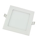 9w 45  smd2835 650lm 2700-3200k blanc chaud conduit de lumiere de panneau carre de forme blanc  AC85-265V 