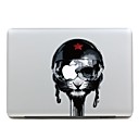 SkinAT colore terreur chat comprime de la tete et un ordinateur portable autocollant amovible pour ordinateur MacBook Pro 15 PRO15 retine 170