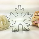 Theme de Noel neige flolwer coupe forme de cookie l 9.2cm xl 98 cm xh 2 cm en acier inoxydable