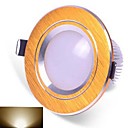 2pcs mis 3W 330lm 3000k warml lumiere blanche LED plafonnier  spot  100 ~ 240V 