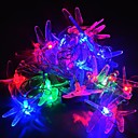 jiawen 4m 20leds rgb Guirlandes de libellule lumiere LED chaine de noe