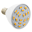 E14 4w 18xsmd 5730 280lm 2500-3500k lumiere LED blanc chaud spots avec coque en PVC  AC 110  220V 