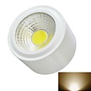 ultra-mince cylindrique 3W 270lm 3500k lumiere LED blanc chaud ac panneau lumineux 85 ~ 265V