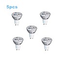 5pcs GU10 3w 200-250lm 6000-6500k frais lumiere de campouleur blanc conduit ampoule spot  85-265V 