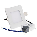 3w 15xsmd 2835 200-250lm 3000-3500K lumiere LED blanc chaud lumieres squre de plafond  ca 85-265 