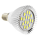 E14 4w 16xsmd 5730 280lm 5500-6500k lumiere blanche froide a conduit spots avec anneau de fer  AC 110  220V 