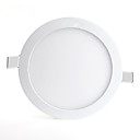 15w 75  smd2835 1060lm 2700-3200k blanc chaud led panneau lumineux de forme ronde blanc  AC85-265V 