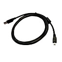 cable de donnees pour mp3  telephone portable  appareil photo noir 1m