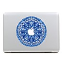 fleur bleue autocollant de la tablette de la figure et ordinateur portable autocollant colore amovible SkinAT bricolage pour macbook pro 15260x270mm