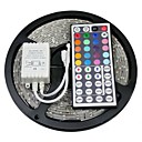 5m 150x5050 SMD RVB LED Light Strip avec telecommande 44key DC12V