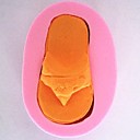 3d sandales pantoufles outils fondant gateau au chocolat silicone  cake de decoration l9cm   w6cm h4.3cm