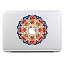 comprime de fleurs et ordinateur portable autocollant unique de SkinAT de maniere amovible etanche pour MacBook Pro 13 air 13260x270mm