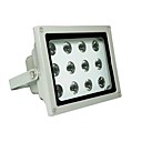 850nm12PCS CCTV Security 24W IR Illuminator Road Monitoring Lights Suitable for Fill Light Megapixel Camera-L-112R-Gray