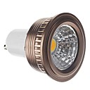 GU10 3W epi 3000k lumiere blanche chaude LED Spot ampoule-brun  85v-265v 