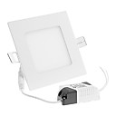 6w 30xsmd 2835 500-550lm 3000-3500K lumiere LED blanc chaud lumieres squre de plafond  ca 85-265 