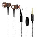 MT001 3.5mm bois  metal ecouteurs Langston intra-auriculaires coloris assortis