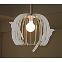 Lustre cage pendentif lumiere blanche moderne couloir plafonnier LED COB les led lumiere de chambre pendentif