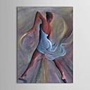 peints la main peinture l huile personnes africain danseuse avec cadre etire