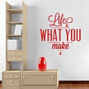 jiubai vie d inspiration devis mur sticker mural autocollant 55cm  62cm