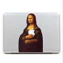 SkinAT amovible impermeable image mona lisa sticker autocollant tablette ordinateur portable pour MacBook Pro 13 air 13135  205mm