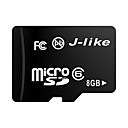 j-like microSDHC Classe 6 tf carte memoire 8 Go