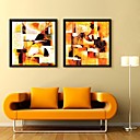 E-HOME Framed Canvas Art Abstract Framed Canvas Print Set of  2