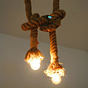 pendentif lumiere 2 chanvre lumiere rope220v