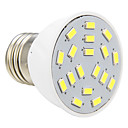 E27 4w 18xsmd 5730 280lm 5500-6500k lumiere blanche froide a conduit spots avec coque en PVC  AC 110  220V 