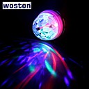 woston E27 3w colorees mini torche dautorotation oule LED pour la scene disco partie 85-265V