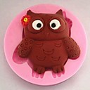 petit animaux de hibou outils en forme de gateau fondant au chocolat  en silicone gateau de petit gateau de decoration l5.8cm   w5.8cm h1.2cm