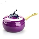 casserole de lait non-baton type aubergine avec couvercle en aluminium alliage 139  7.9   3.5  