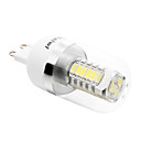 G9 5W 350lm 27xsmd 5730 5500-6500k lumiere blanche froide ampoules LED de mae