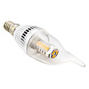 E14 5W 350lm 27xsmd 5730 2500-3500k lumiere LED blanc chaud bougie ampoules shapeca  AC 110-240V 