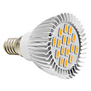 E14 4w 16xsmd 5730 280lm 2500-3500k lumiere LED blanc chaud spots avec anneau de fer  AC 110  220V 