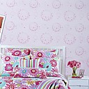 mur papier mural style moderne chambre d enfants fleur guirlande non-tisse papier peint